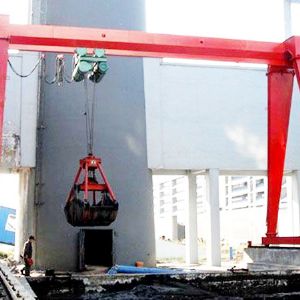 MHZ型電動(dòng)葫蘆抓斗門式起重機(jī)
